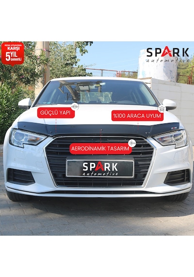 Audi A3 2016-2020 Uyumlu Kaput Rüzgarlığı 3mm