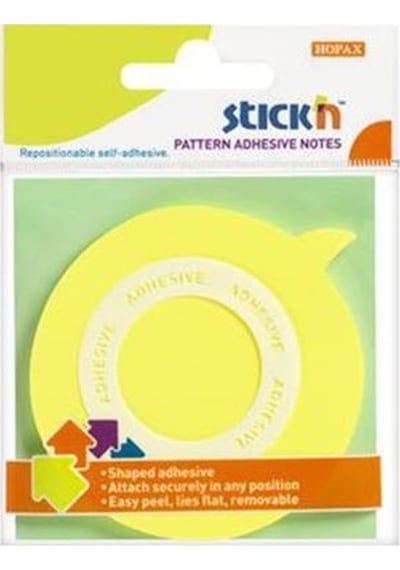 Stıckn Balon Şekilli 70x70 MM Sarı 50 Yaprak Not Kağıdı 4-2154400
