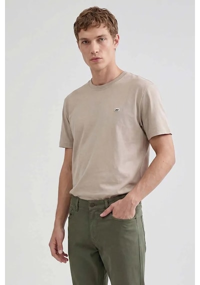 Lee Erkek T-shirt L60ufq614 Bej