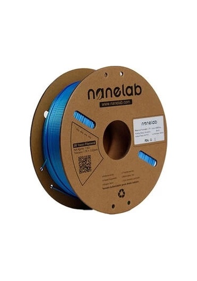 Nanelab Çift Renkli Silk Pla Filament - Yeşil-mavi - 1.75mm - 1kg