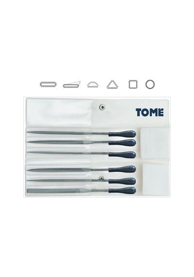140mm Tome Saatçi Eğe Takımı Saplı 6 Parça