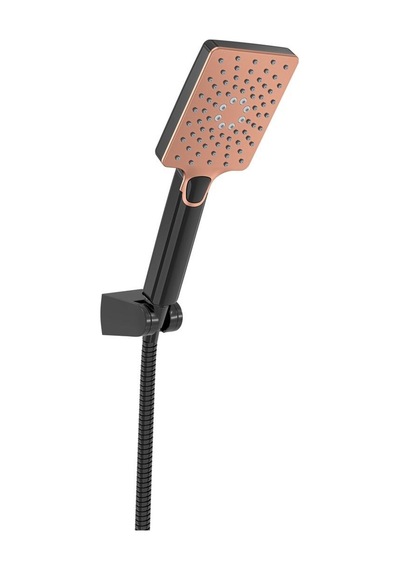 Monavit Mega Brown Black Mafsallı Askılı El Duş Takımı Mvt3465 Diğer