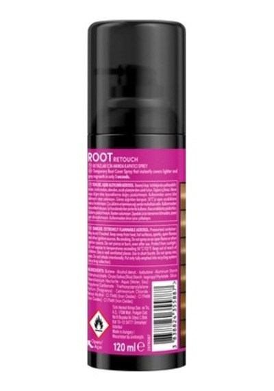 120 Ml Kumral Renkli Sprey Boya, Kök Renk Düzelticisi
