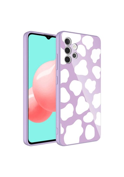 Galaxy A32 4g Kılıf Kamera Korumalı Desenli Sert Silikon Zore Epoksi Kapak NO6