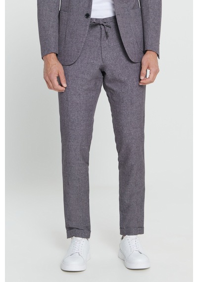 AC&Co / Altınyıldız Classics Erkek Siyah-füme Slim Fit Dar Kesim Mono Yaka Seyahat Çantalı Desenli Takım Elbise Siyah - Füme AC&Co / Altınyıldız Classics Erkek Siyah-füme Slim Fit Dar Kesim Mono Yaka Seyahat Çantalı Desenli Takım Elbise Siyah - Füme