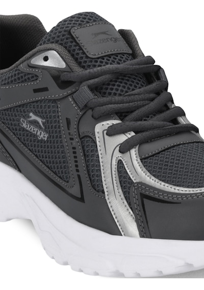 Slazenger Opsıst I Erkek Koyu Gri / Gümüş Koşu & Yürüyüş Spor Ayakkabısı