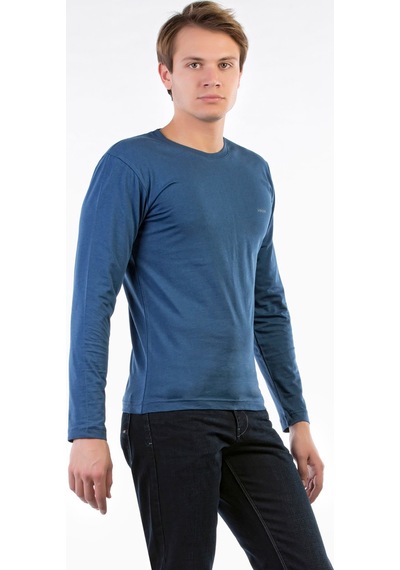 Vigoss Battal Erkek Sweatshırt B44221-03370 Koyu Indigo