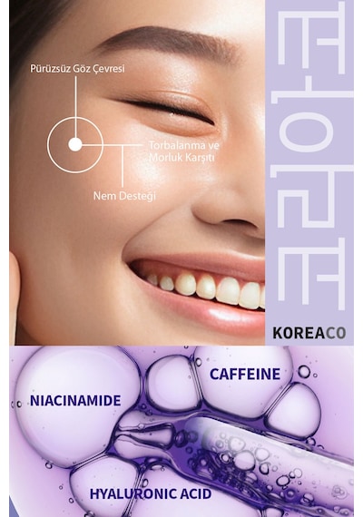 Koreaco Caffeine & Hyaluronic Acid İçerikli Ampoule 50 ML