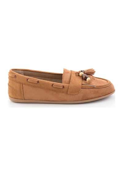 Bambi Taba Kadın Loafer Ayakkabı K01566004972 Taba