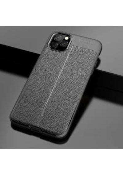 Apple Uyumlu  iPhone 11 Pro Kılıf Zore Niss Deri Desenli Silikon Kılıf