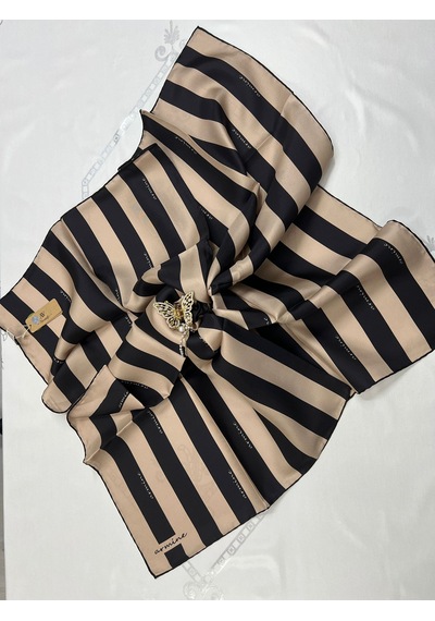 Armine Nostalji Serisi %100 Twill İpek Eşarp