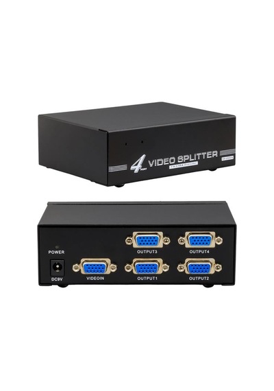Pm-6228 4 Portlu 250 Mhz Monitör Çoklayıcı Vga Splitter Dağıtıcı