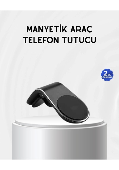 Buğz Araç İçi Manyetik Telefon Tutucu Güçlü Klipsli Ve 360 Derece Ayarlanabilir