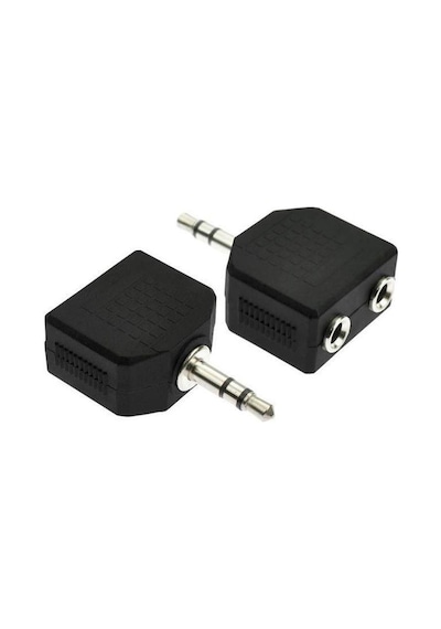 Wellhise 1x2 - 3.5mm Stereo Jak Çoğaltıcı Kulaklık Giriş Çoğaltıcı