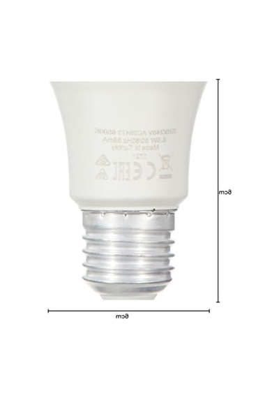S.beyaz E27 Bağlantılı 8.5w Led Ampül İle Enerji Verimli Aydınlatma