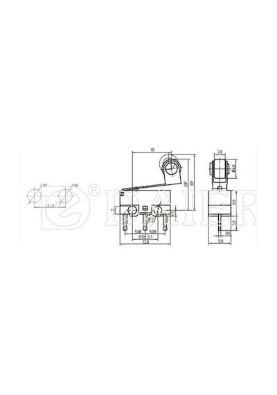 IC-162C Micro Switch Mini Makaralı KW10-Z4P
