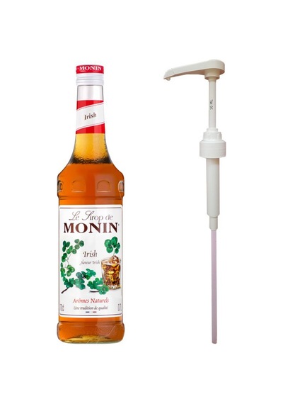 Monin Irish 700 ml Şurup + Monin Şurup Pompası