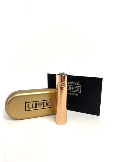 Clipper Metal Çakmak Rose Renk Özel İsim Yazdırılır