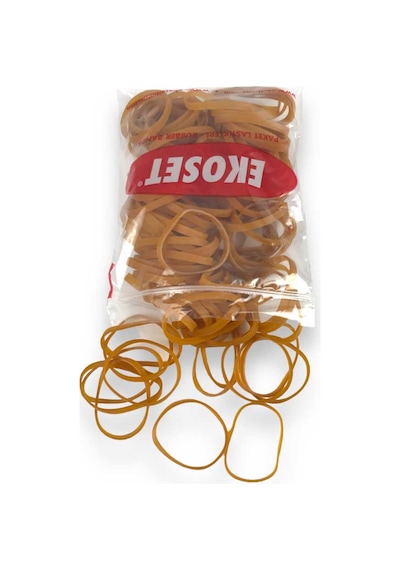 Ekoset Kalın Para Lastiği 100 Adet 70 x 5 MM