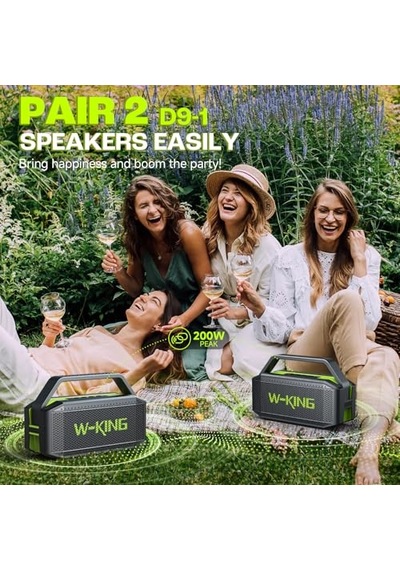Subwoofer İle Taşınabilir Loud Bluetooth Hoparlörler 100w Tepe 60w Açık Hoparlör Bluetooth Kablosuz Su Geçirmez H