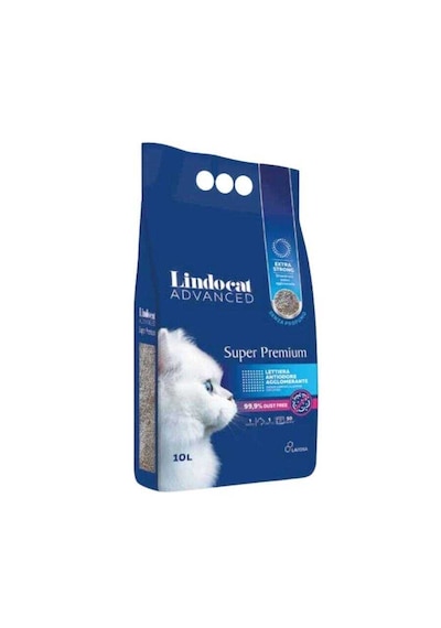 Lindocat Super Premium Topaklanan Kedi Kumu 10 Lt