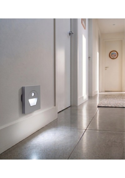 1 Adet Cata Ct 5170 Füme Kasa 1w Sensörlü Koridor Aydınlatması 6400k Beyaz Işık Diğer