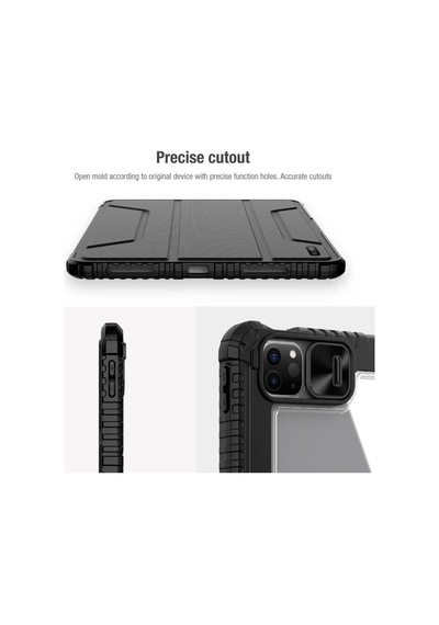 Nillkin Apple Uyumlu iPad Air 10,9 2020 Air 4/5.nesil Pro11 2020/21/22 Standlı Düşmeyedayanıklı Kılıf Kapaklı Kılıf