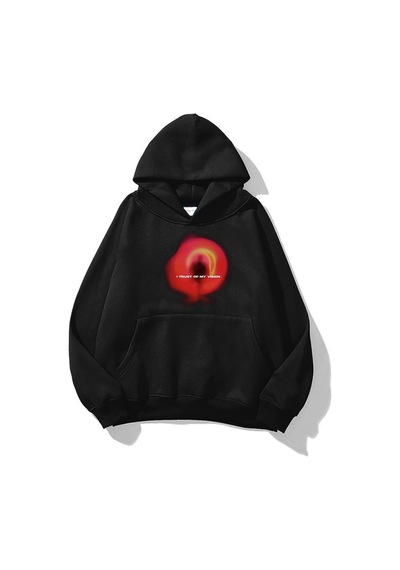 Startmore Unisex I Trust Of My Vision Sweatshirt Siyah Siyah