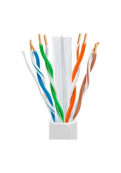Kaliteli 80mt 80 Metre Bakir Cat6 Cat 6 Cat6 Network Ethernet Kablosu Internet Televizyon Modem Standart