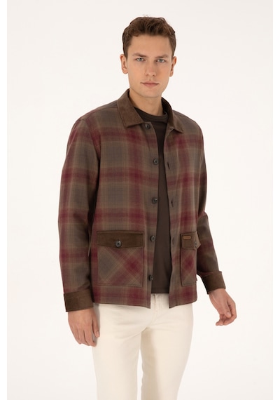 U.S. Polo Assn. Erkek Bordo DOKUMA MONT 50308360-VR177