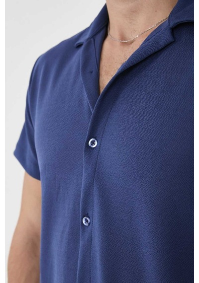 Mcz Giyim Lacivert Renk Krep Kumaş Slim Fit Erkek Pantolon - Gömlek Alt Üst Takım