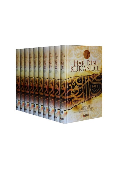 Hak Dini Kur'An Dili Tefsiri - Elmalılı Hamdi Yazır 10 Cilt Şamua