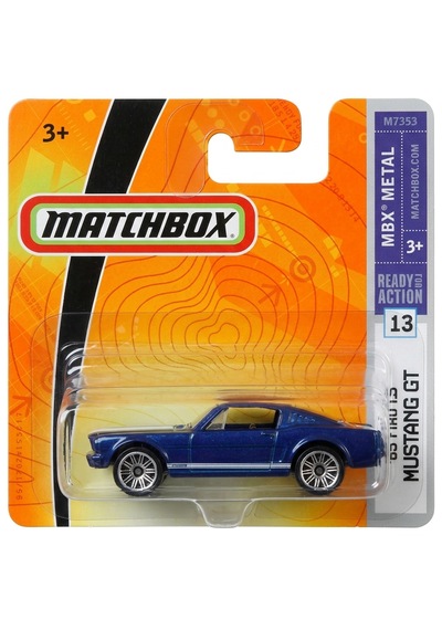 Matchbox '69 Ford Mustang Gt - 2007 - Lacivert - M7353 1/64