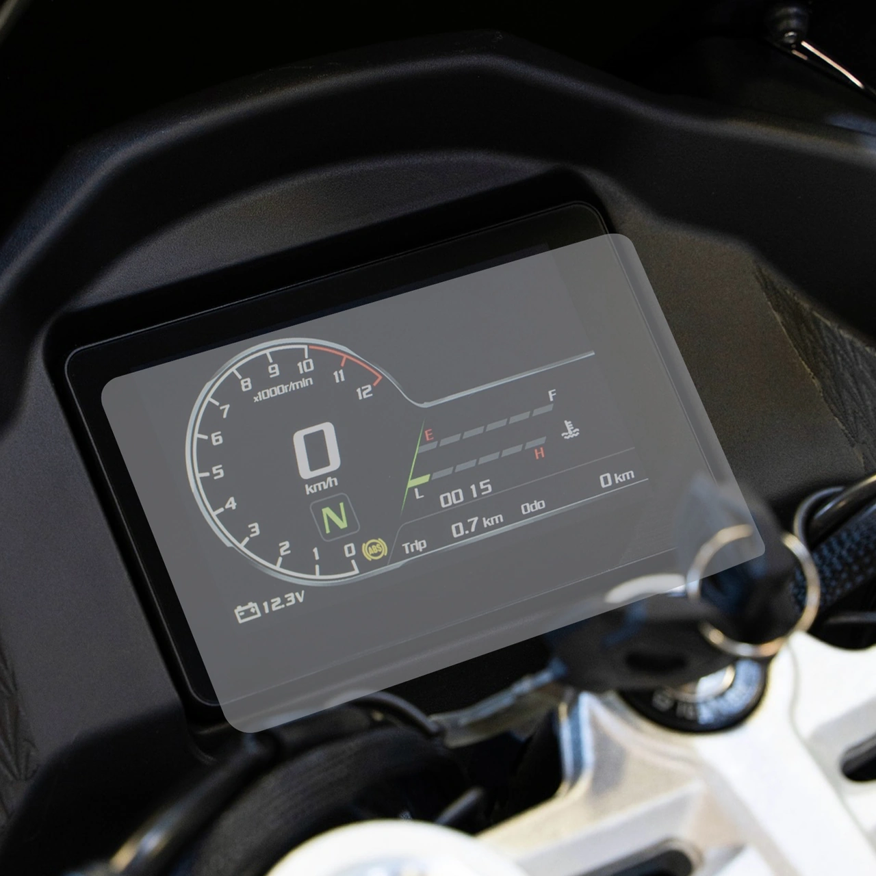 Gp Kompozit Rks R250 2022-2024 Uyumlu Motosiklet Ekran Koruyucu Şeffaf