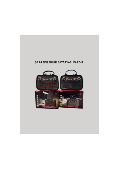 Taşınabilir Bluetooth Hoparlör Modern Teknoloji İle Nostaljik Radyo Deneyimi - Alkglb4217-9