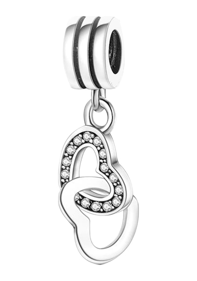 Nur Silver Kalpli Sallantılı Gümüş Charm Nur-bl00117