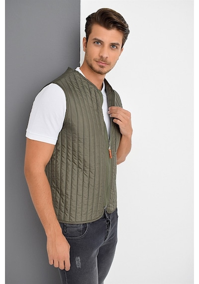 Y8611 Dewberry Erkek Yelek-haki Haki