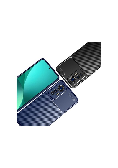 Xiaomi Mi 12 Lite Kilif Zore Negro Karbon Tasarim Silikon Kilif 559931332