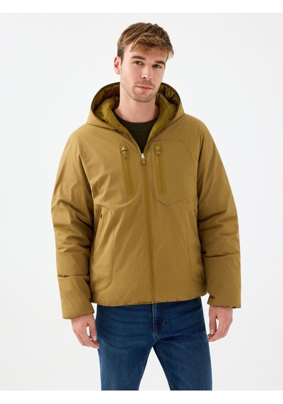 Regular Fit Erkek Mont Mustard
