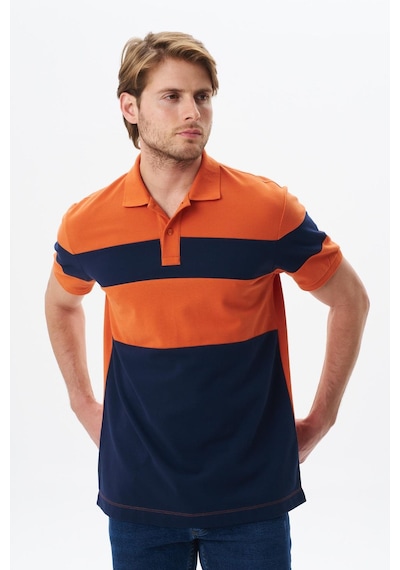 AR-MA Arma Erkek Regular Fit Çok Renkli % 100 Pamuk Pike Polo Yaka Tişört Y29374356102 Pembe