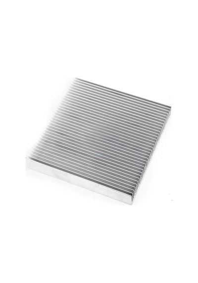 10cm X 10cm X 1.8cm Alüminyum Metal Soğutucu Blok Radyatör Peltier Isı Düşürücü Amfi Led Entegre