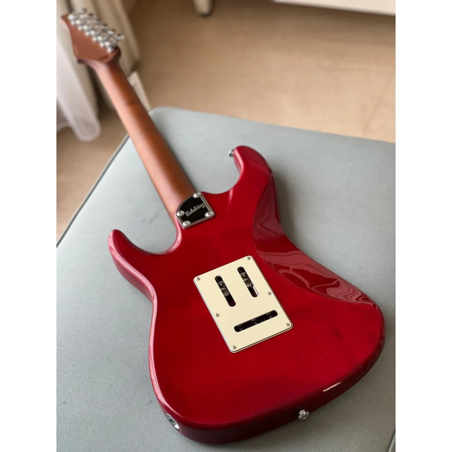 Soloking Ms-11 Classic Mkıı İn Transparent Red With 5a Flame Top Special Run W/gigbag