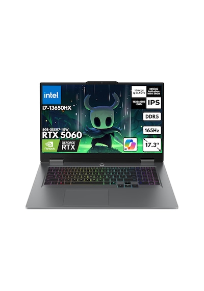 Lenovo LOQ 17IRX10 83JH00CNTRHMF8 i7-13650HX 64 GB 2 TB SSD 8 GB RTX5060 17.3" Free Dos Dizüstü Bilgisayar