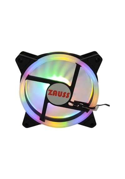 Rainbow Rgb Kasa Mining Fanı 12cm Renkli Gökkuşağı Fanı Iç Ve Dış