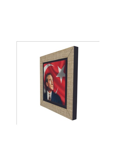 Mustafa Kemal Atatürk Baskılı Mdf Magnet 7x7 344