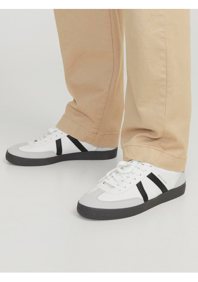 Jack & Jones Jack Jones Erkek Yandan Çizgili Günlük Ayakkabı 12257190 Beyaz