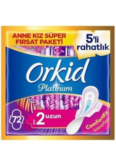 Platinum Anne Kız Paketi Uzun Hijyenik Ped 72 Adet