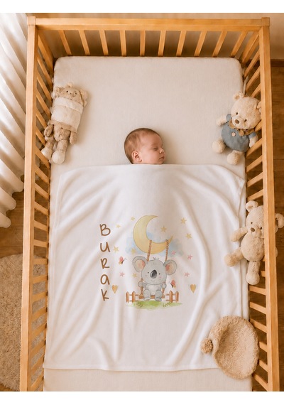 Pia Baby Kişiye Özel Erkek Bebek Hastane Çıkışı 11 Parça %100 Pamuk Organik Baskılı Set 204011yx Ekru