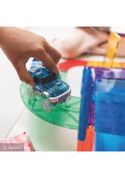 Cleverclixx Race Track Car Yarış Arabası - Mavi