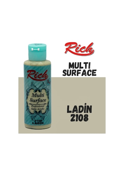 Multisurface - Profesyonel Satin Akrilik - 120 Cc Ladin 2108 Ladin 2108